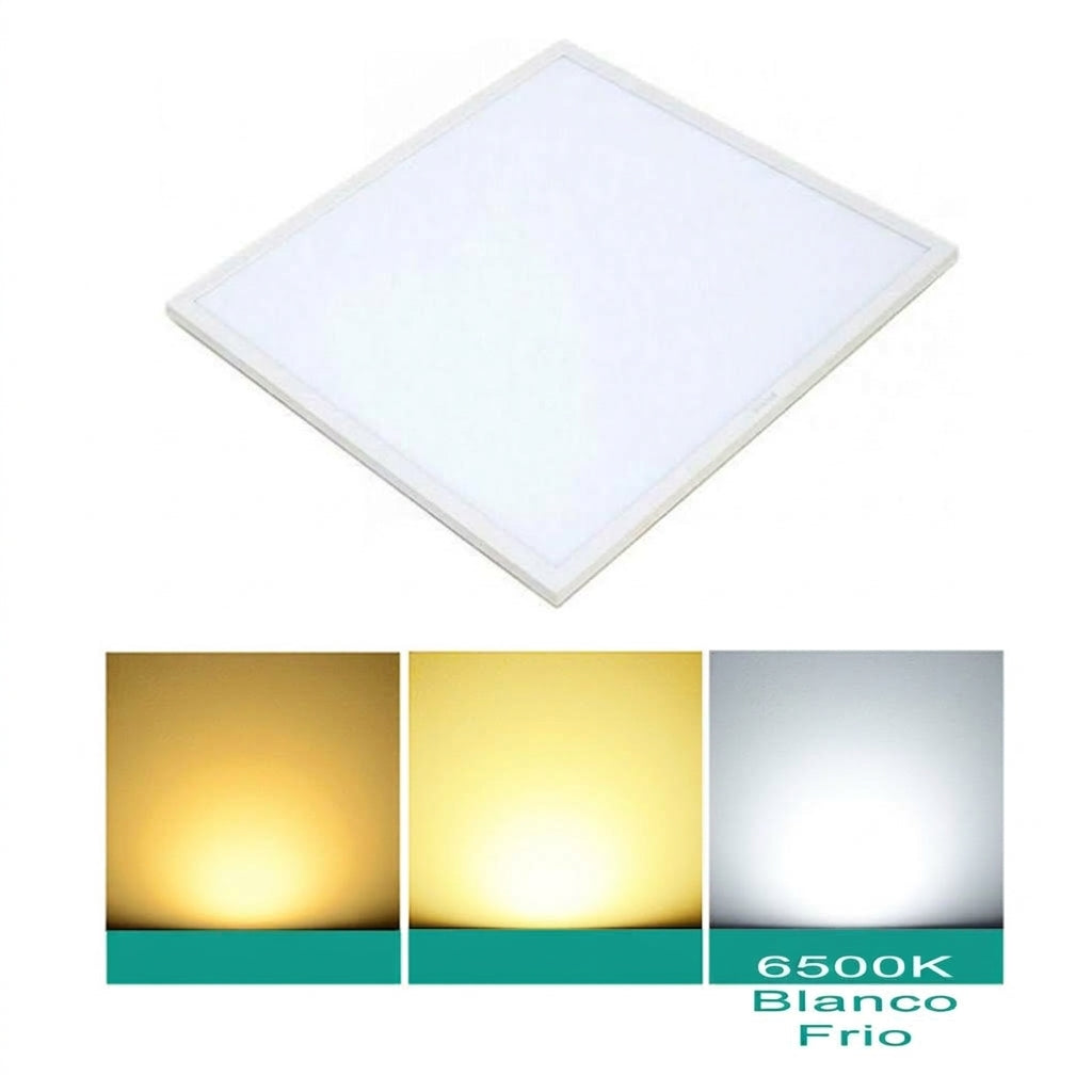Pack de 2 Paneles LED 60x60 cm 42W Marco Blanco 4200lm