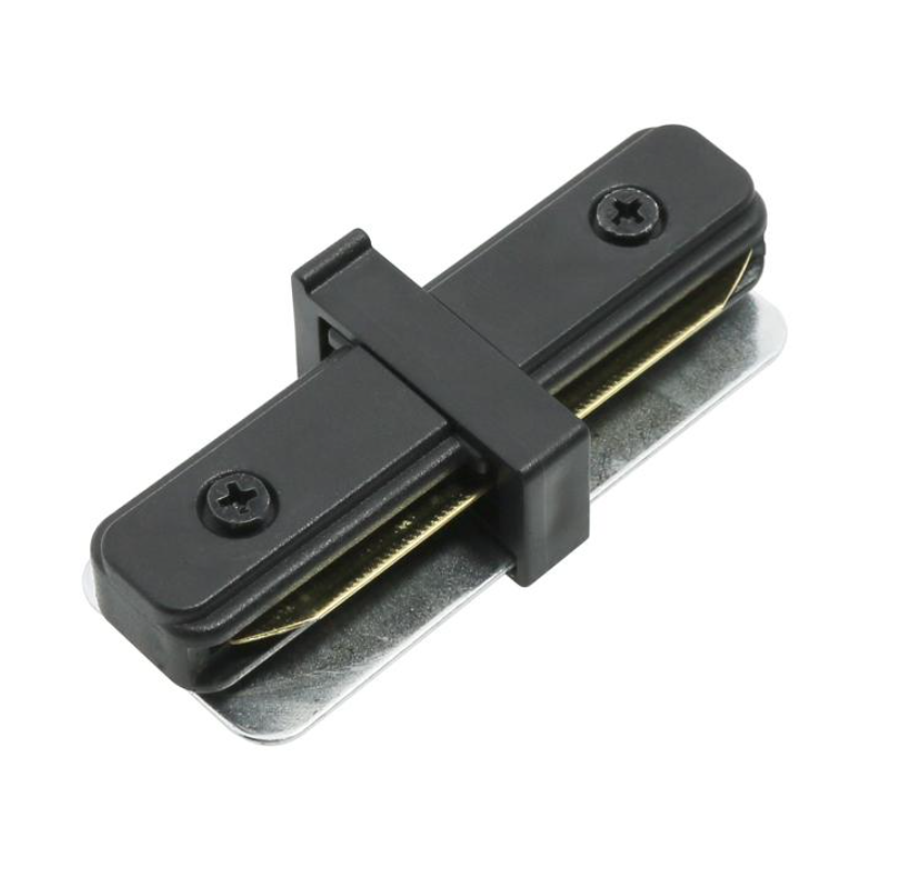 Conector Recto Monofasico Negro