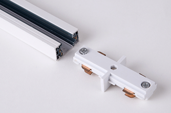 Carril Monofasico Reforzado de 2 Metro Blanco - Calidad Profesional