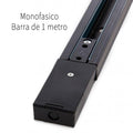 Carril Monofasico Reforzado de 1 Metro Negro - Calidad Profesional