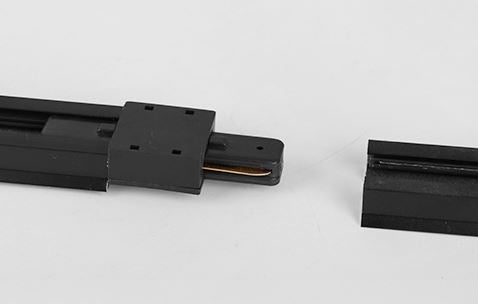 Conector Recto Monofasico Negro