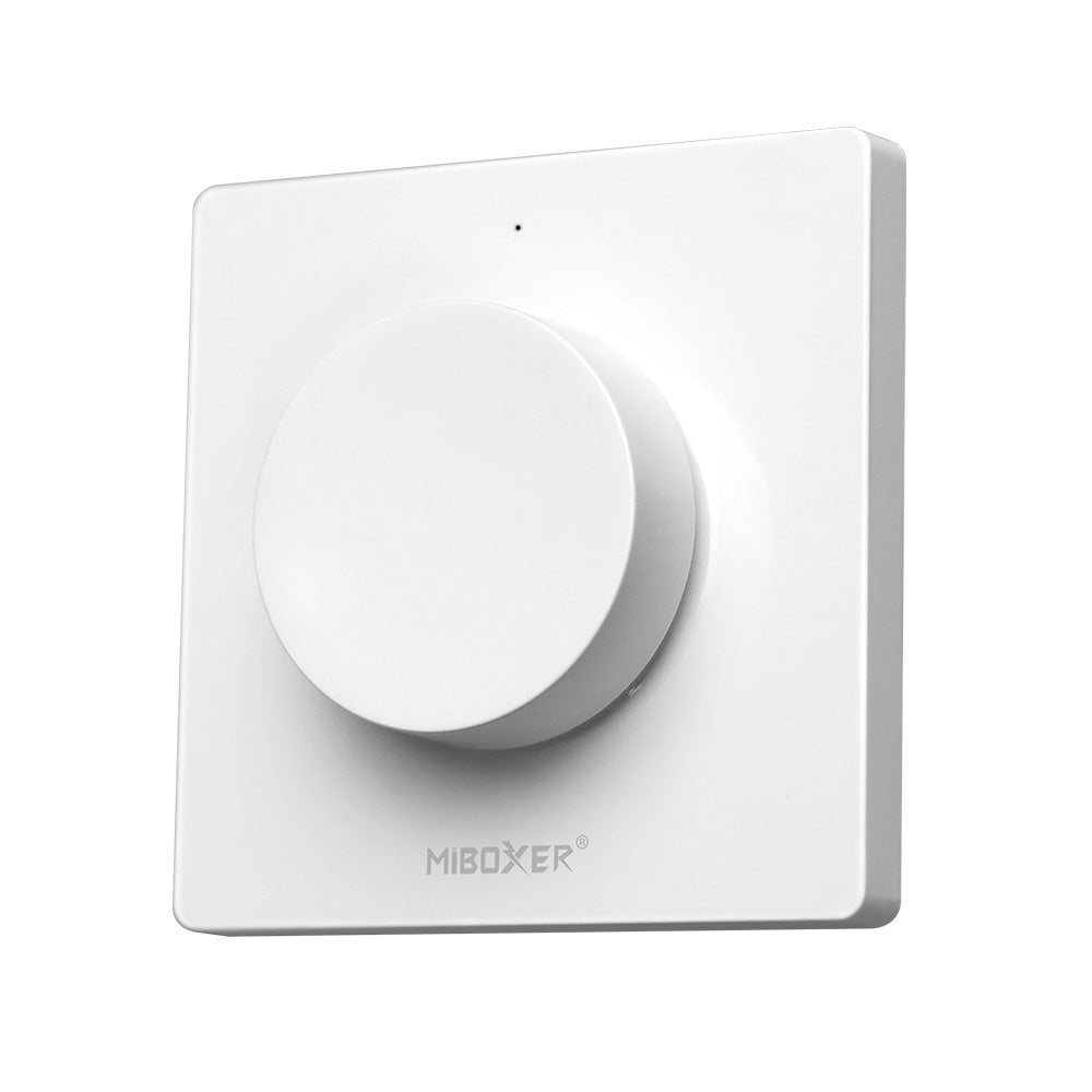 Mando de Pared Giratorio MiBoxer K1 - Regulador Remoto Inalámbrico RF 2.4GHz para Iluminación LED