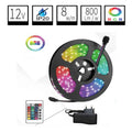 Kit Completo de Tira LED RGB DC12V SMD2835 (60 LED/m) 5m IP20 C/ Mando Incl.