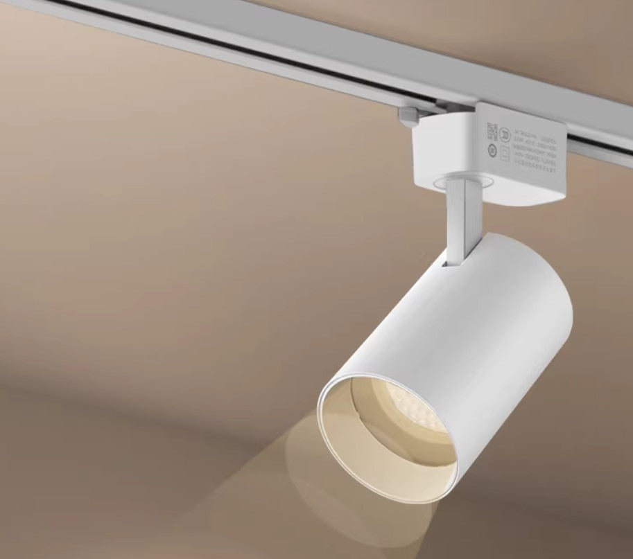 Foco Portalamparas GU10 Blanco Direccionable Instalacion en Carril Monofasico Facil Mantenimiento