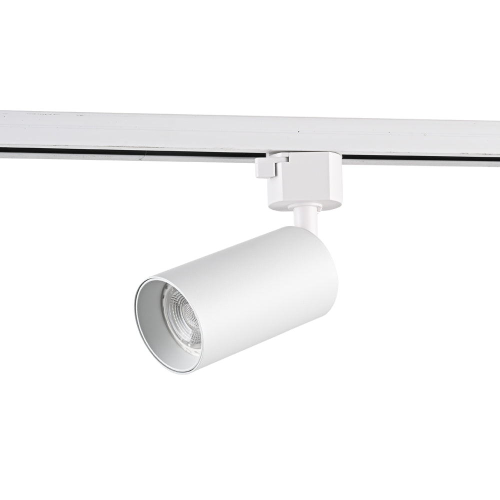 Foco Portalamparas GU10 Blanco Direccionable Instalacion en Carril Monofasico Facil Mantenimiento