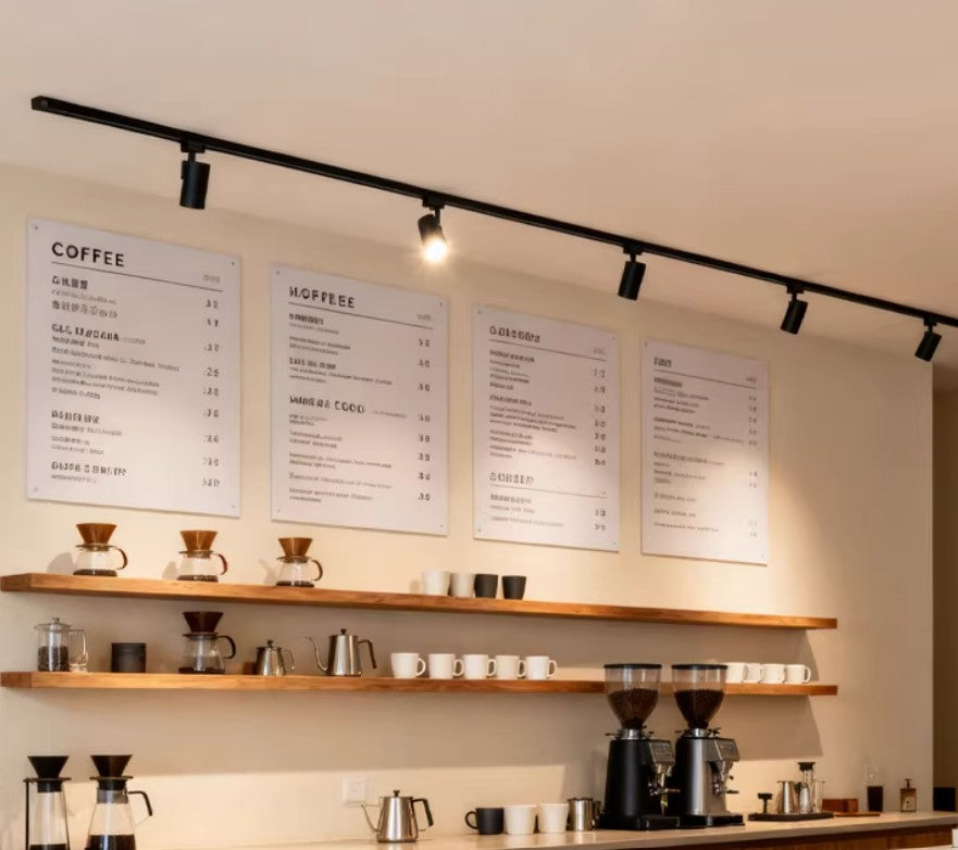 Foco Portalamparas GU10 Negro Direccionable Instalacion en Carril Monofasico Facil Mantenimiento