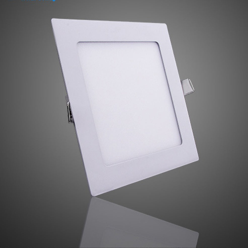 Panel LED Downlight 25W Cuadrado Empotrable Superslim Corte 285mm