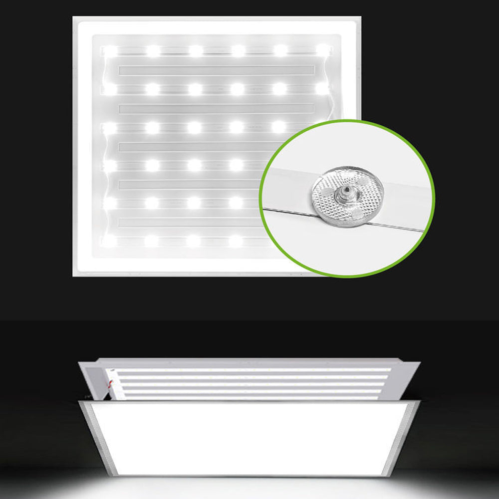 Pack de 2 Paneles LED 60x60 cm 42W Marco Blanco 4200lm