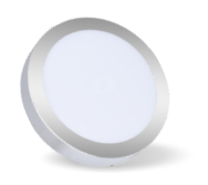 Plafón LED Redondo CCT 25W Ø300mm 2500lm Selección de Temperatura (3000K-4000K-6000K) - Diseño Profesional Níquel