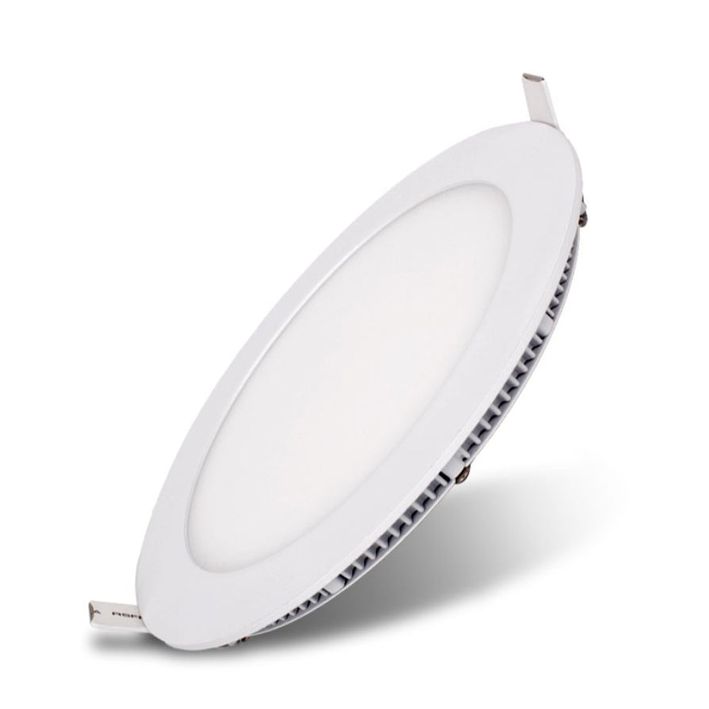 Panel LED Downlight 22W Redondo Empotrable Superslim Corte 220mm