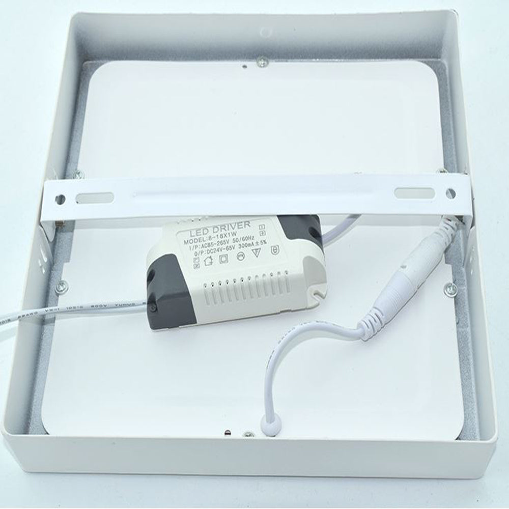Plafon LED Superficie Cuadrado Blanco 25W 285*285mm Facil Instalacion