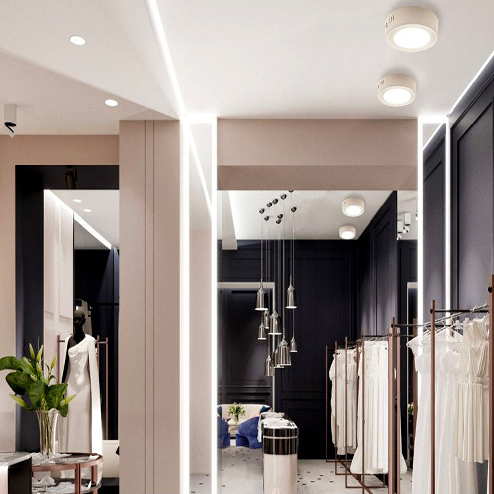 Plafon LED Superficie Redondo Blanco 25W Ø285mm Facil Instalacion