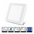 Plafon LED Superficie Cuadrado Blanco 25W 285*285mm Facil Instalacion