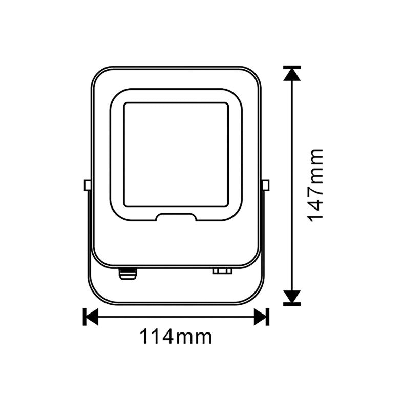 Foco Proyector LED Para Exterior 30W RGB C/Mando IP65