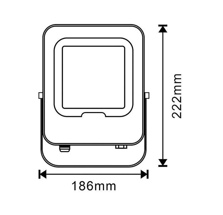 Foco Proyector LED Para Exterior 50W RGB C/Mando IP65