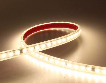 Tira LED Directo 220V Autoadhesiva IP54 4000K SMD2835 10w/m 1000lm/m 120chips/m Corte 10cm