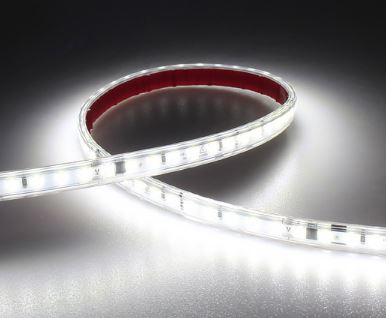 Tira LED Directo 220V Autoadhesiva IP54 6000K SMD2835 10w/m 1000lm/m 120chips/m Corte 10cm