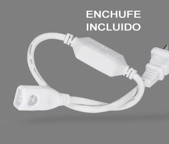 Tira LED 220V IP54 Rosa SMD2835 10w/m 1000lm/m 120chips/m Corte 100cm