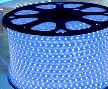 Tira LED 220V IP54 Azul SMD2835 10w/m 1000lm/m 120chips/m Corte 100cm