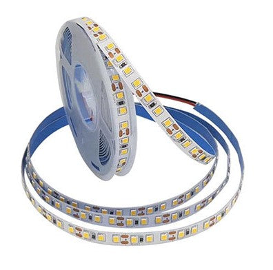 Tira LED 24V IP20 2100K 12w/m 1200lm/m 120chips/m Rollo de 10 metros Anchura 8mm