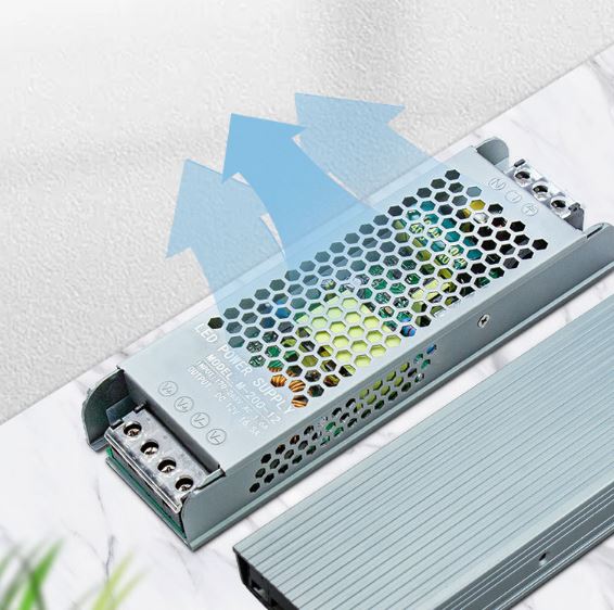 Transformador 12V IP20 Ultraslim 400W Para Tiras LED