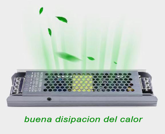 Transformador 12V IP20 Ultraslim 400W Para Tiras LED