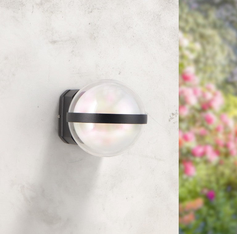 Aplique de Pared LED 10W - Diseño Moderno Circular - IP54 Exterior - Luz Cálida 3000K
