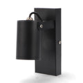 Aplique de Pared Exterior Negro Diseño Moderno para Jardín y Terraza - 1xGU10 - IP44 Negro
