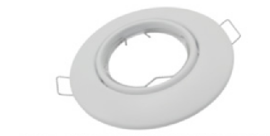 Aro Empotrable Redondo Basculante Blanco Para GU10 LY24-02