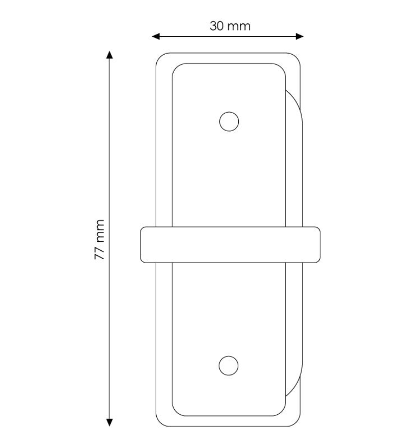 Conector Recto Monofasico Blanco