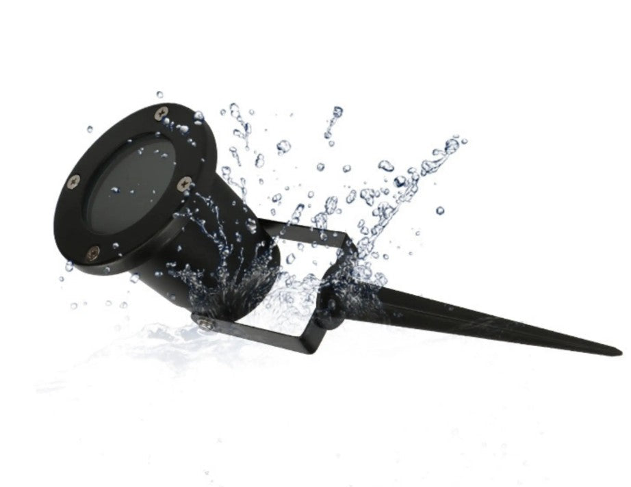 Foco de Jardín con Pincho para Bombilla GU10 - Impermeable IP54 - Ideal para Iluminación Exterior de Plantas, Caminos y Fachadas