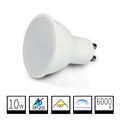 Bombilla LED GU10 10W 1000 Lumens - 6500K Blanco Frío