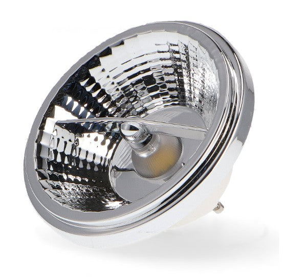 Bombilla LED AR111 GU10 15W PRO - Haz Estrecho 24º y Luz Cálida 2700K