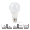 Bombilla LED E27 A60 10W 1220lm 6000K-Blanco Frio