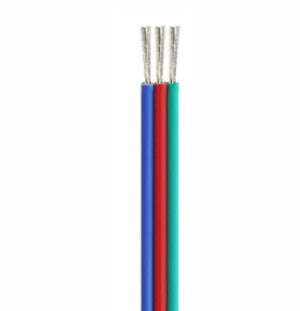 Cable Plano de 3 Hilos para Tiras LED CCT 3x0.25mm² (Por Metros)