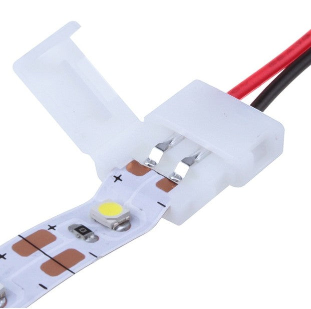 Cable Conector para Tira LED 10mm Monocolor Sin Soldadura 12v-24v IP20
