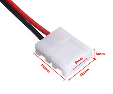 Cable Conector para Tira LED 10mm Monocolor Sin Soldadura 12v-24v IP20