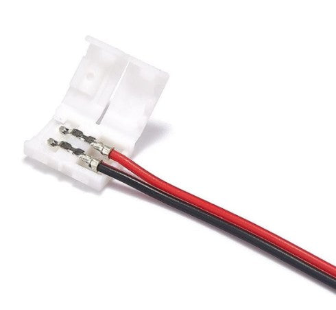 Cable Conector para Tira LED 10mm Monocolor Sin Soldadura 12v-24v IP20