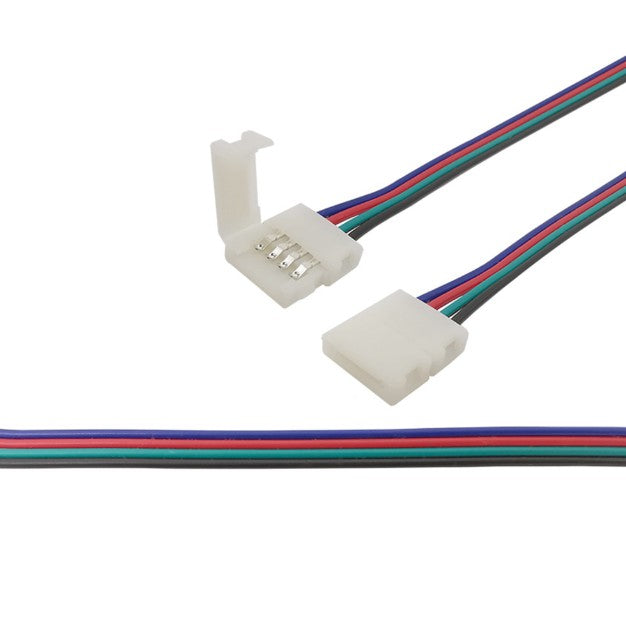 Cable Conector para Tira LED 10mm RGB Sin Soldadura 12v-24v IP20