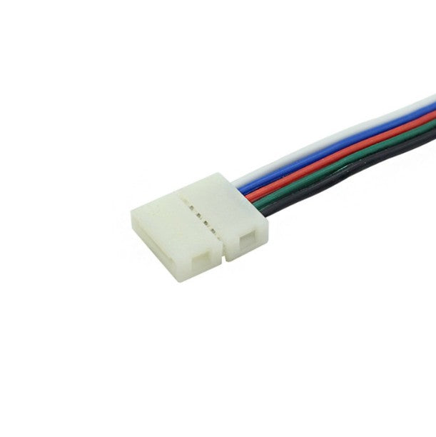 Cable Conector para Tira LED 12mm RGB+W Sin Soldadura 12v-24v IP20