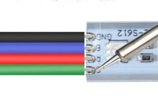 Cable Plano de 4 Hilos para Tiras LED RGB 4x0.25mm² (Por Metros)