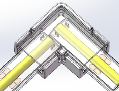 Conector de Empalme Rápido forma L para Tiras LED Monocolor PCB 8mm 2 Pines