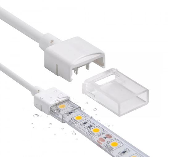 Conector Intermedio con Cable para Tira LED Monocolor 2 Pins