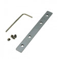Conector Plano en Línea para Perfiles de Aluminio con riel/guía trasera (Unión Directa Recta)