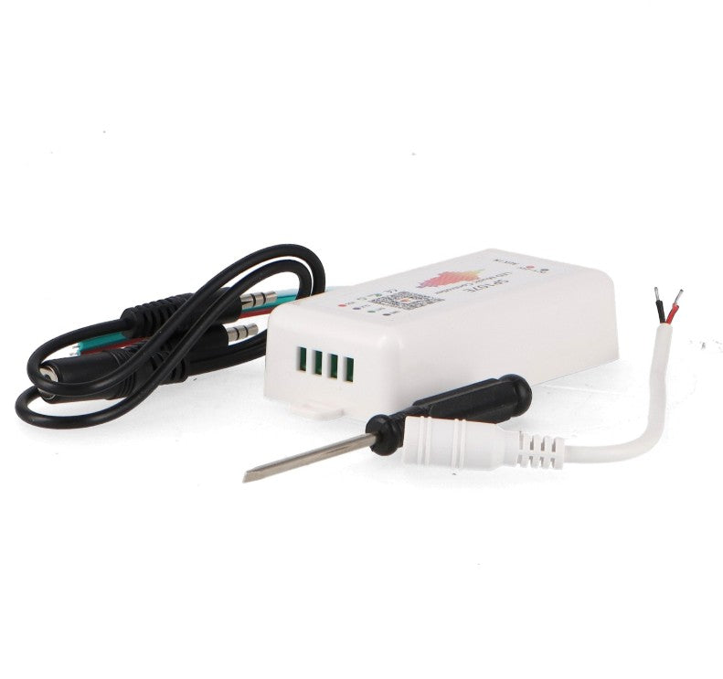 Controlador LED Bluetooth SP107E con Sincronización Musical - Para Tiras LED Digitales (IC Pixeles)