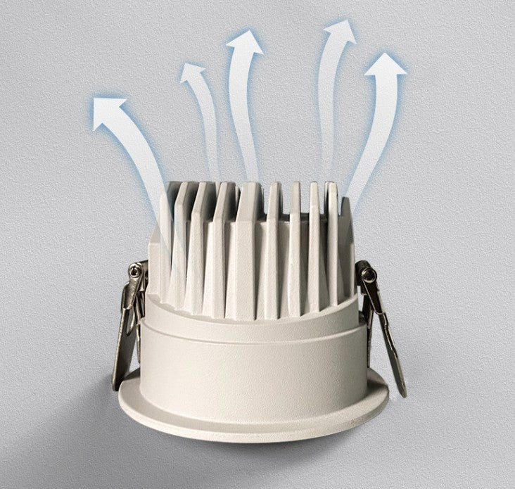 Foco LED Redondo COB 10W Blanco - Sistema CCT Seleccionable (3000K/4000K/6000K)