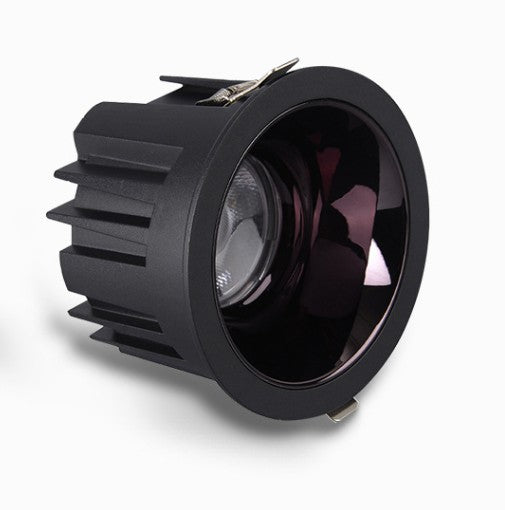Foco LED Redondo COB 10W Negro - Sistema CCT Seleccionable (3000K/4000K/6000K)