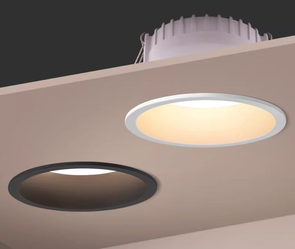 Foco LED 15W Empotrable Circular - CCT Seleccionable (3000K-4000K-6000K) - Blanco Pro