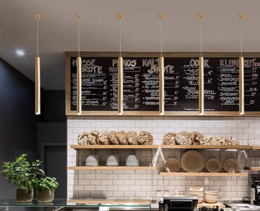 Lampara de Techo Colgante Dorado 1x GU10