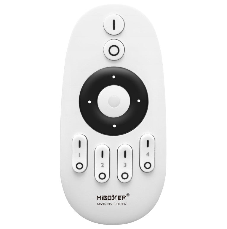 Mando a Distancia RF 4 Zonas para Tiras LED Monocolor y CCT